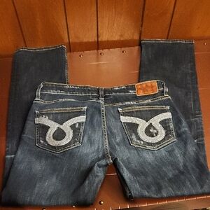 Big Star Dark Blue Straight Leg Jeans